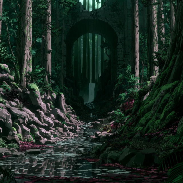 Gothicloris style, Midjourney V8.2, render 3 of 4