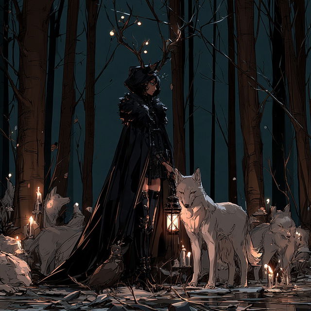 Lanternneedle style, Midjourney V8.2, render 4 of 4