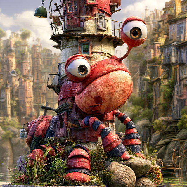 Giantletteria style, Midjourney V8.2, render 4 of 4