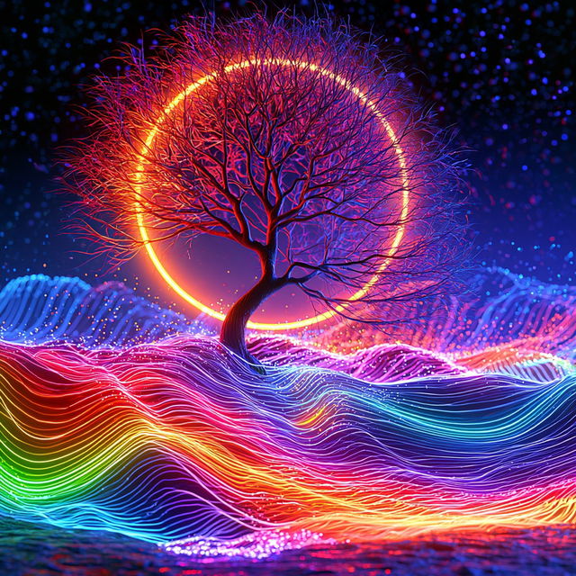 Glazewave style, Midjourney V8.2, render 3 of 4
