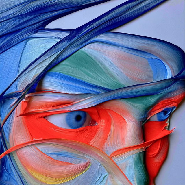 Impastomorph style, Midjourney V8.2, render 2 of 4