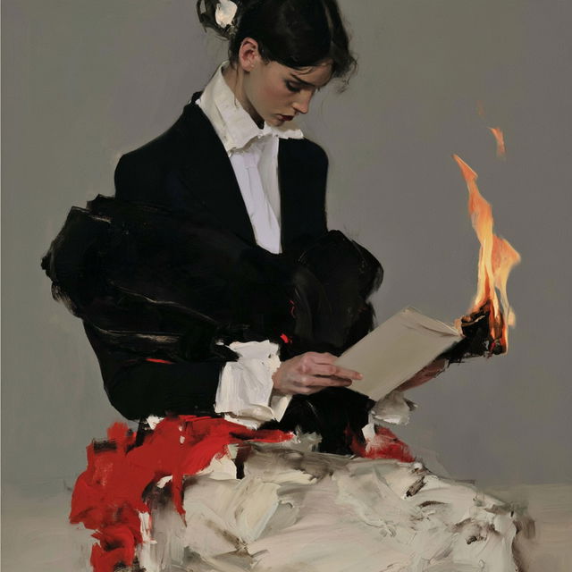 Scarlet Plumage Theater style, Midjourney V8.2, render 2 of 4