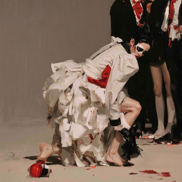 Scarlet Plumage Theater style, Midjourney V8.2, render 4 of 4