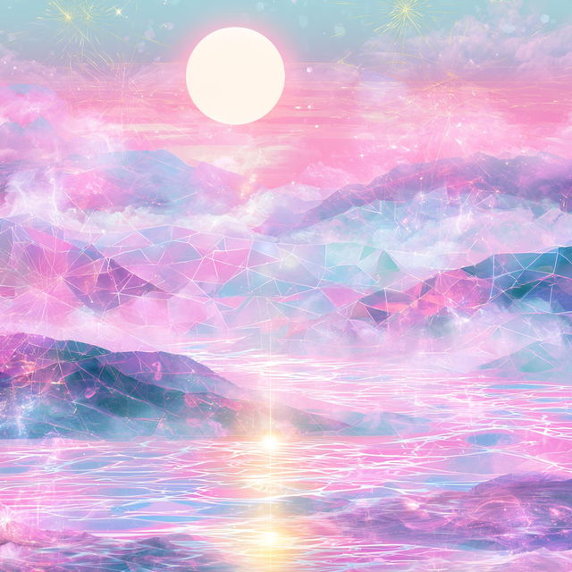 Prismtide style, Midjourney V8.2, render 3 of 4
