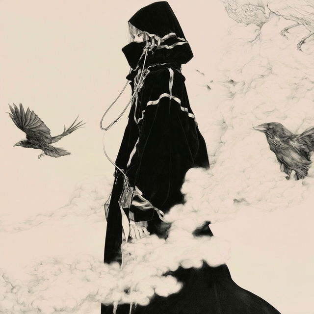 Crowdress Lineage style, Midjourney V8.2, render 2 of 4