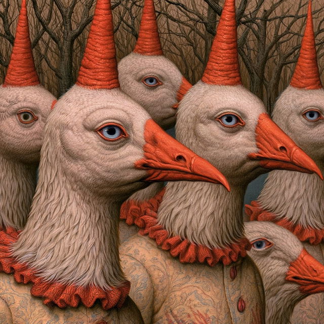 Feathergrotesque style, Midjourney V8.2, render 1 of 4