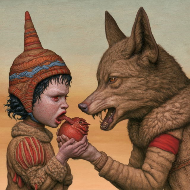 Feathergrotesque style, Midjourney V8.2, render 4 of 4