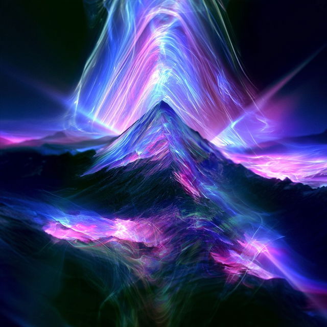 Electric Inkfall style, Midjourney V8.2, render 2 of 4