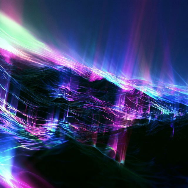 Electric Inkfall style, Midjourney V8.2, render 4 of 4