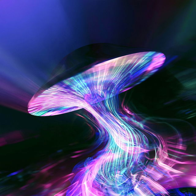 Electric Inkfall style, Midjourney V8.2, render 3 of 4