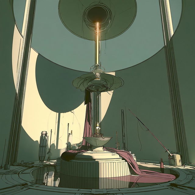Marionette Megalithics style, Midjourney V8.2, render 1 of 4