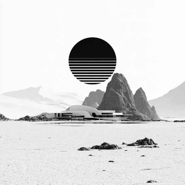 Planimetric Ruins style, Midjourney V8.2, render 2 of 4