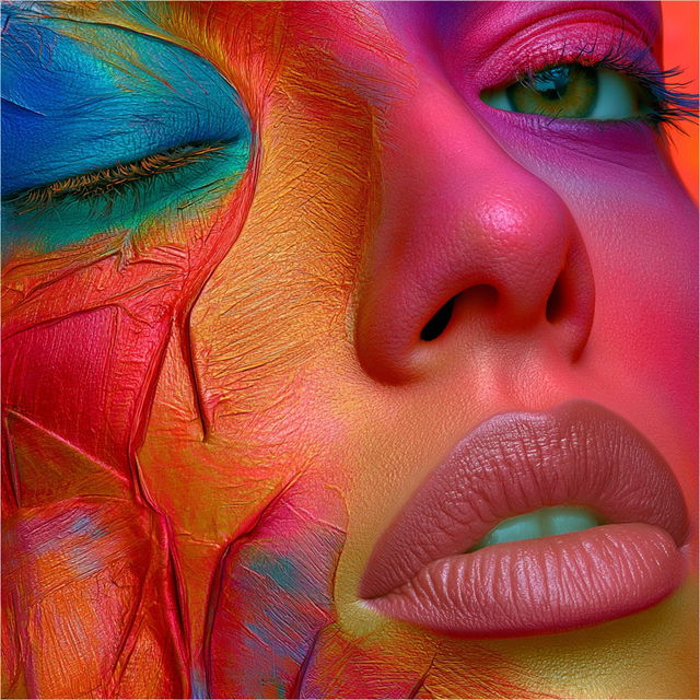 Chromaskin Masque style, Midjourney V8.2, render 3 of 4