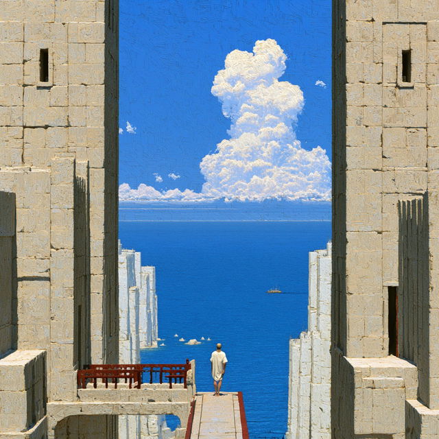 Opera Calcarea style, Midjourney V8.2, render 2 of 4