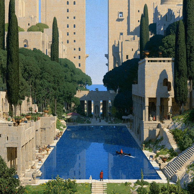 Opera Calcarea style, Midjourney V8.2, render 1 of 4