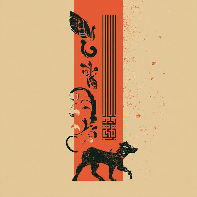 Glyphwild style, Midjourney V8.2, render 4 of 4