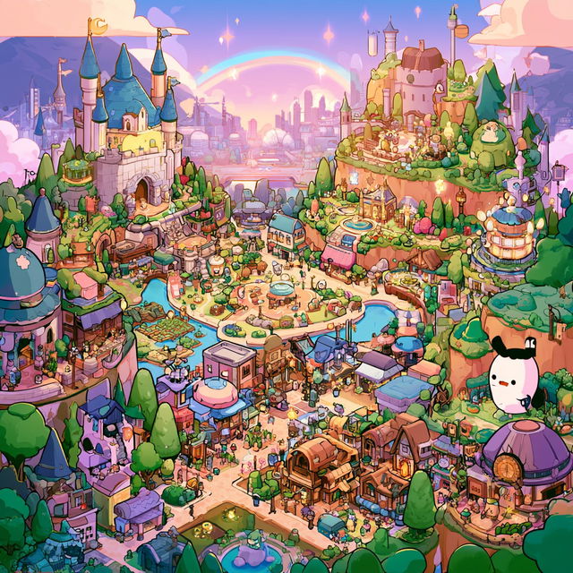 Dovetail Storylands style, Midjourney V8.2, render 4 of 4