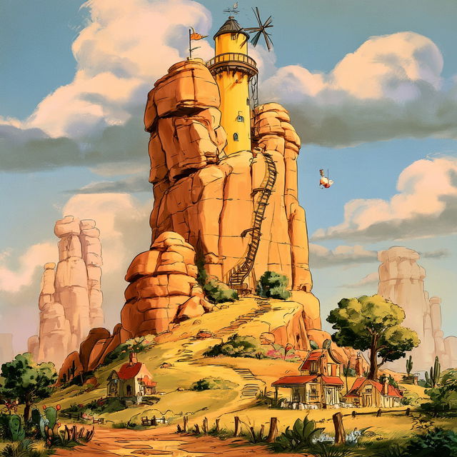 Sunward Ink Expedition style, Midjourney V8.2, render 2 of 4