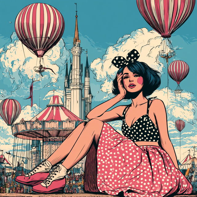 Pulpbeam Carnival style, Midjourney V8.2, render 4 of 4