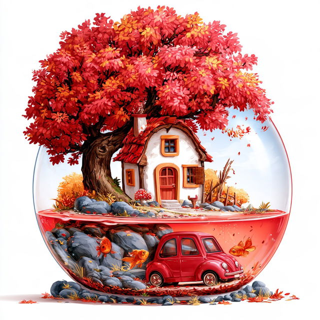 Carnivale Miniatura style, Midjourney V8.2, render 3 of 4