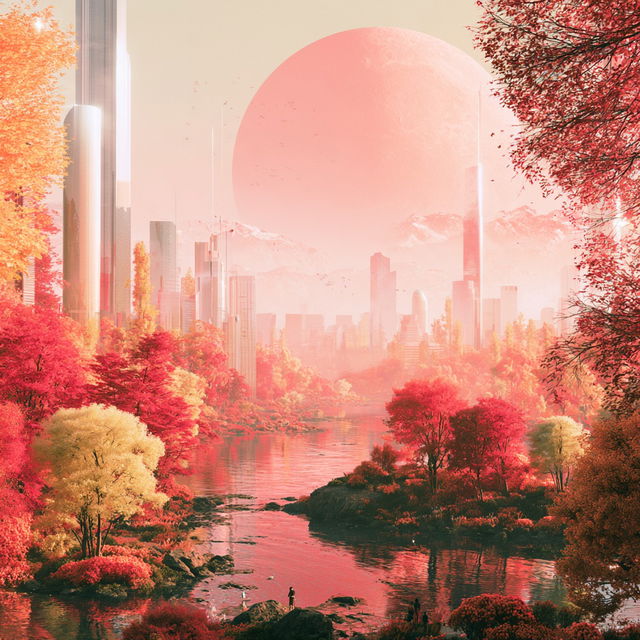 Monolithautumn style, Midjourney V8.2, render 3 of 4