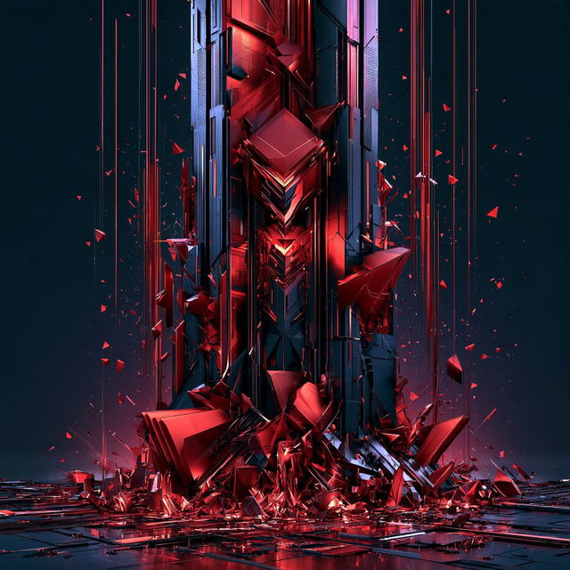 Chromolithomech style, Midjourney V8.2, render 1 of 4