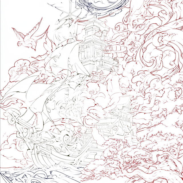 Cloudfungus style, Midjourney V8.2, render 3 of 4
