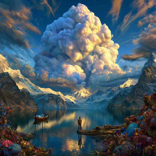 Baroque Steampunk Vistas style, Midjourney V8.2, render 4 of 4