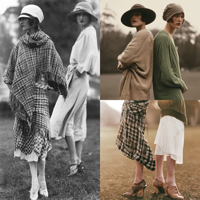 1920s fashion style, Midjourney V8.2, render 4 of 4