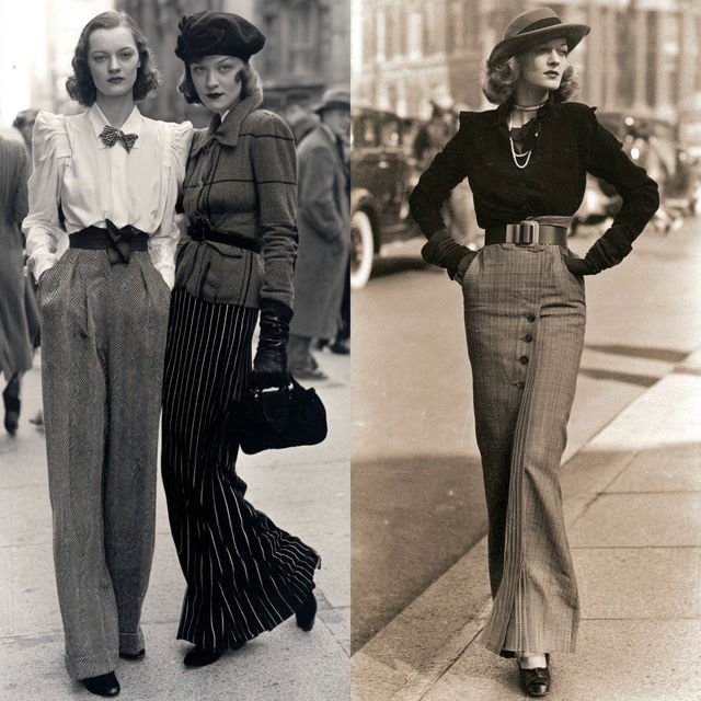 1930s fashion style, Midjourney V8.2, render 3 of 4