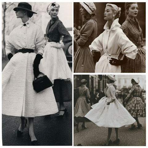 1950s fashion style (Genres), Midjourney V8.2