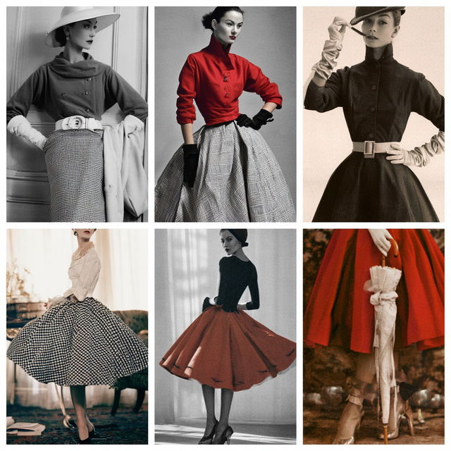 1950s fashion style, Midjourney V8.2, render 3 of 4
