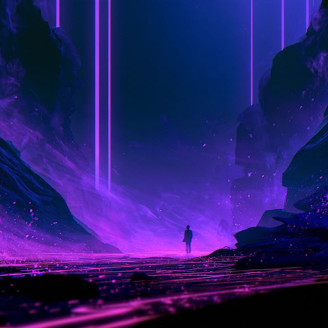 Afterimage Pilgrims style, Midjourney V8.2, render 1 of 4