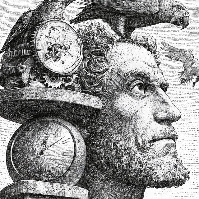 Engravorn style, Midjourney V8.2, render 4 of 4