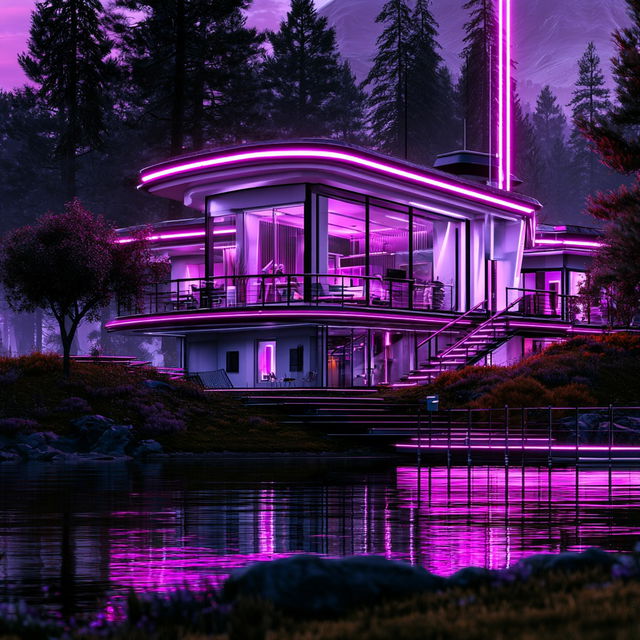 Ultraviolet Megalith style, Midjourney V8.2, render 2 of 4