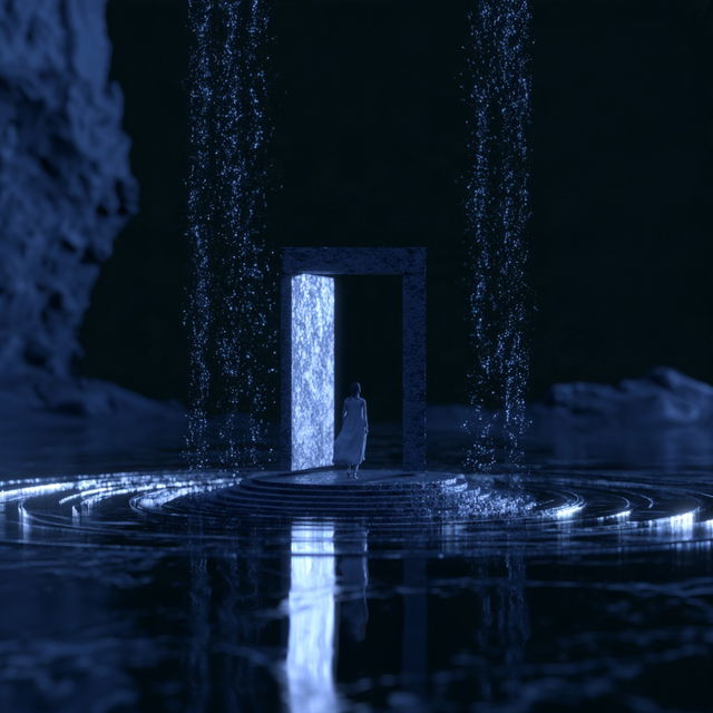 Flickerfjord style, Midjourney V8.2, render 2 of 4