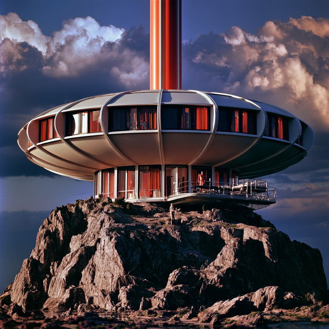 Arcology Foxtrot style, Midjourney V8.2, render 4 of 4