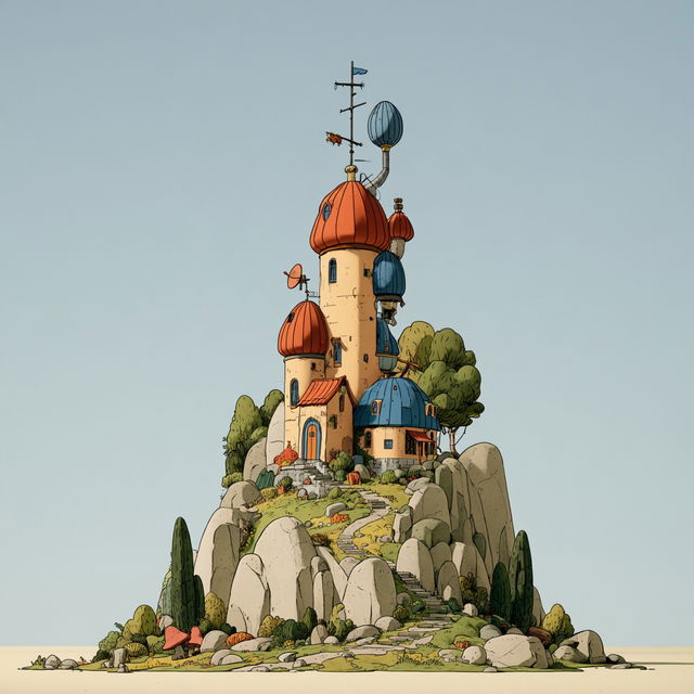 Aeromosaic style, Midjourney V8.2, render 4 of 4
