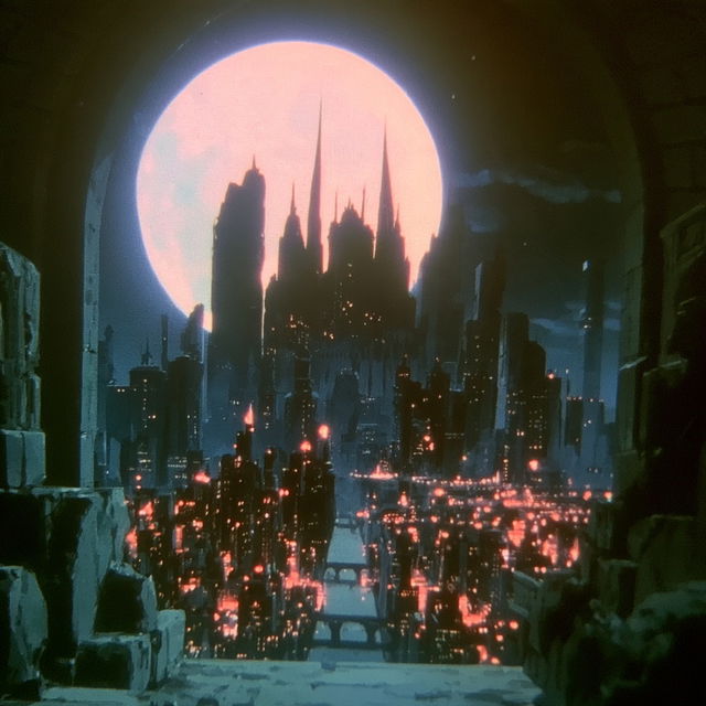 Cathedral Cascadeism style, Midjourney V8.2, render 4 of 4