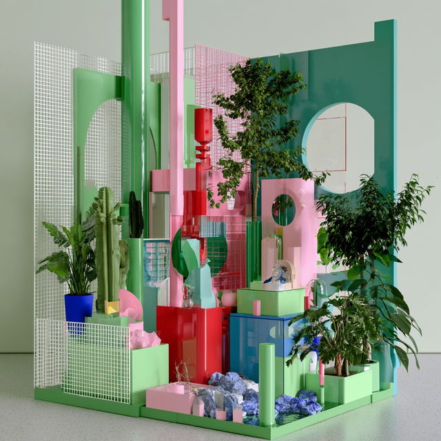 Orbital Garden style, Midjourney V8.2, render 4 of 4