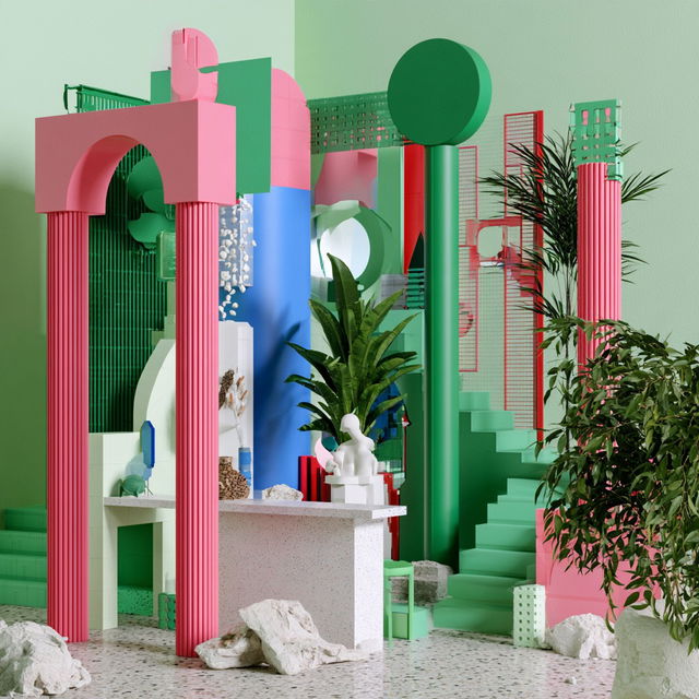Orbital Garden style, Midjourney V8.2, render 3 of 4