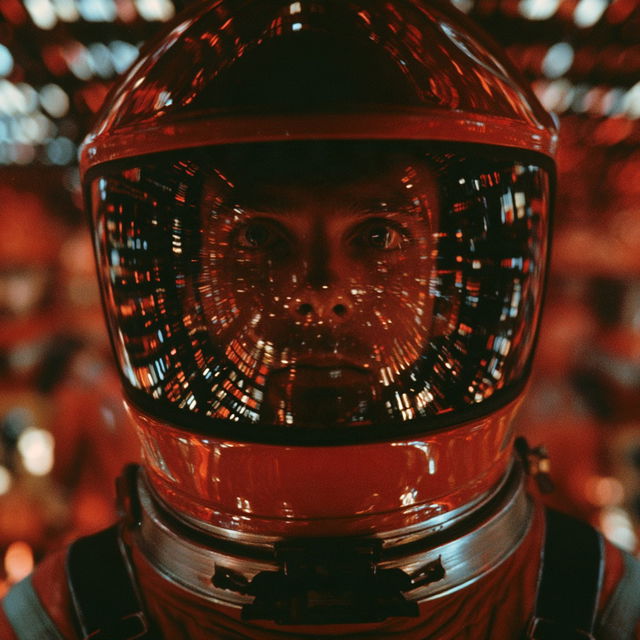 2001: A Space Odyssey style, Midjourney V8.2, render 2 of 4