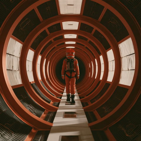 2001: A Space Odyssey style (Titles), Midjourney V8.2