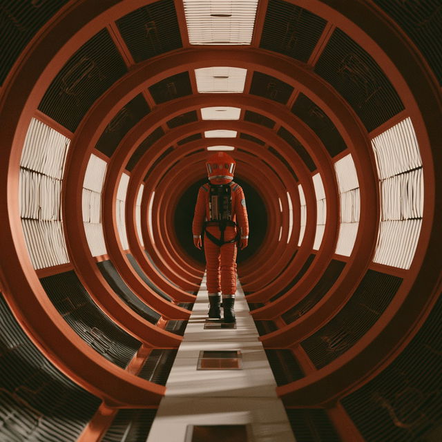 2001: A Space Odyssey style, Midjourney V8.2, render 1 of 4