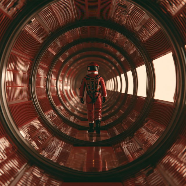 2001: A Space Odyssey style, Midjourney V8.2, render 4 of 4