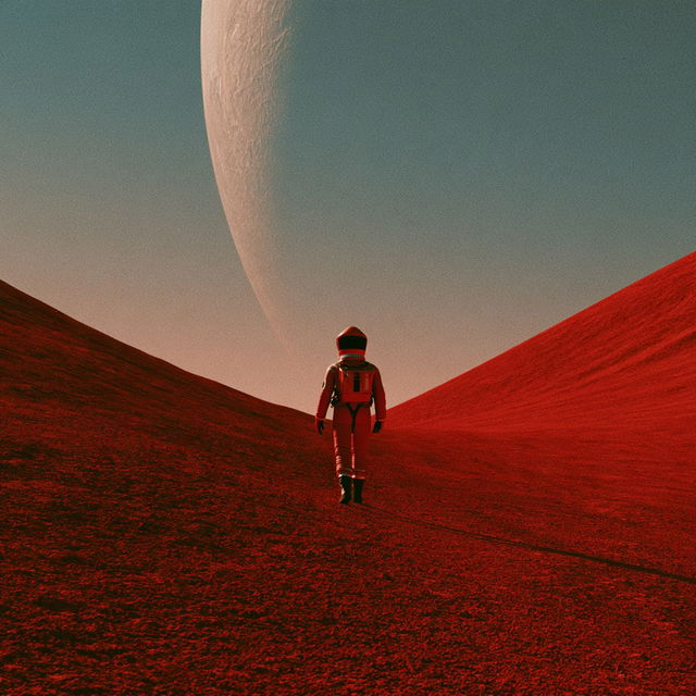 2001: A Space Odyssey style, Midjourney V8.2, render 3 of 4