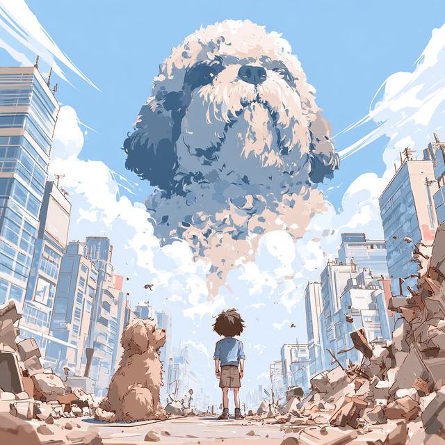 Cloudmass Ink Flock style, Midjourney V8.2, render 4 of 4