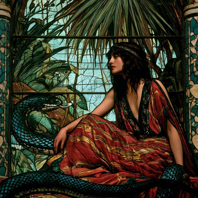 Atelier Vermilion Serpent style, Midjourney V8.2, render 3 of 4