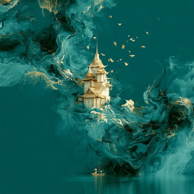 Marblereef style, Midjourney V8.2, render 3 of 4