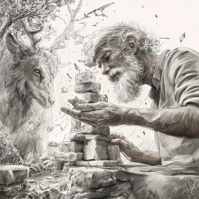Graphitome style, Midjourney V8.2, render 2 of 4